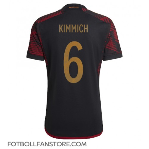 Tyskland Joshua Kimmich #6 Borta matchtröja VM 2022 Kortärmad Billigt